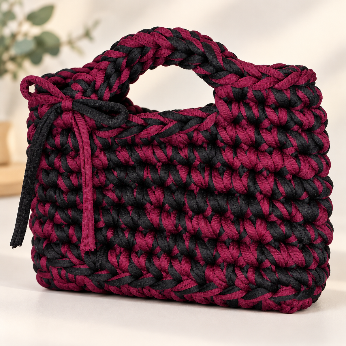 Mini Crochet Tote